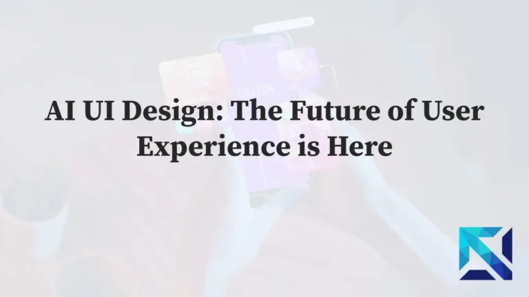 AI UI Design The Future of UI