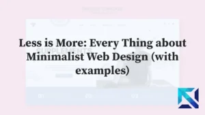 Minimalist Web Design with examples